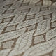 Трикотаж жаккард молочно-бежевый фактурный двухсторонний Фенди