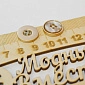 Пуговица металлическая на прокол 1.5 см