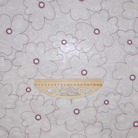 Органза с вышивкой