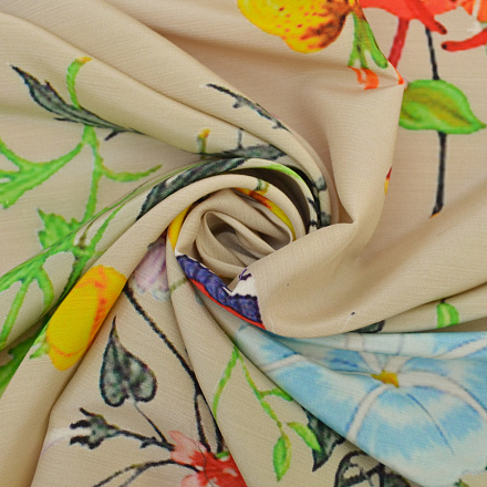 Шелк купонный Gucci flora