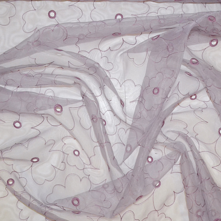 Органза с вышивкой